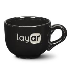 Caf&eacute;Clasp 16oz Deep Etch Ceramic Latte Mug - Mugs