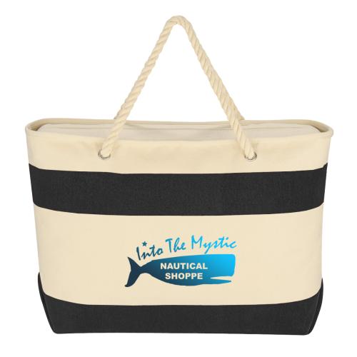 Bags - Tote Bags - Canvas & Cotton - NautiCanvas Rope-Handled Tote