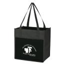 EcoCarry Pro Non-Woven Tote Bag - Black/Lime