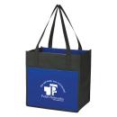 EcoCarry Pro Non-Woven Tote Bag - Black/Lime