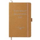 FSC&reg; Mix 5.5" x 8.5" Recycled Leather Bound Journa