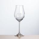 ViniAura 11oz Crystal Etch Wine Glass Set