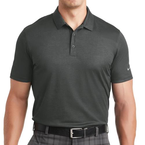 Apparel - Shirts - Short Sleeve Tees - Nike Dri-FIT Crosshatch Polo