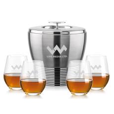 ChillCraft Ice & Glass Gift Set - On the Rocks Glasses
