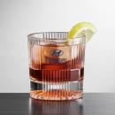 Ribbed Elegance 10oz Whiskey Glass Duo