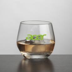 CrystalSwirl Deluxe DOF Set with S/S Ice Cubes - On the Rocks Glasses