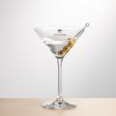 CrystalGleam Etched Martini Glasses