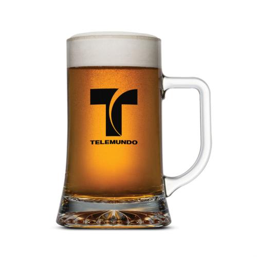 Drinkware - Barware - Beer Glasses & Stiens - GrandOak 23oz Etched Glass Stein