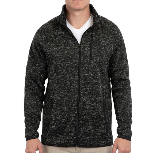 Apparel - Outerwear - Jackets - Fleece - PolyFlex Men's Heather Zip Jacket