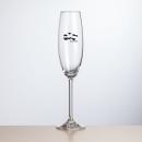 CrystalLuxe Etch Champagne Flute Set