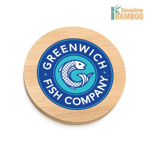 Drinkware - Barware - Coasters - EcoChic Bamboo Round Coaster