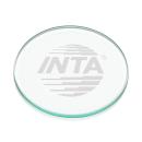 JadeSphere Etched Glass Coaster