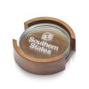 JadeVista Clear Round Coaster Set