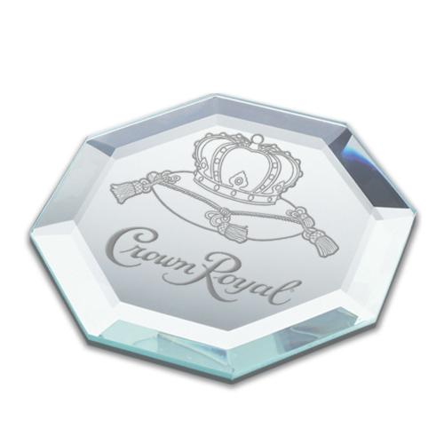 Drinkware - Barware - Coasters - GlimmerEdge Octagonal Glass Coaster