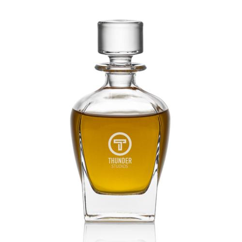 Drinkware - Barware - Decanters - LuxPour Clear Decanter Set - 24oz Elegance