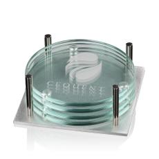 PrismAlum Round Coaster Set - Barware