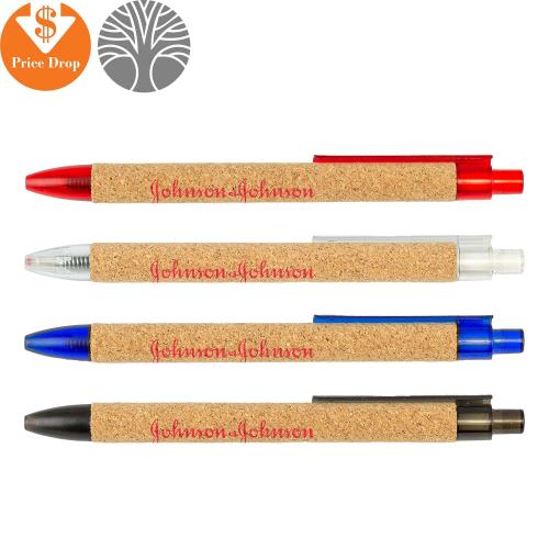 Pens & Writing - Plastic Pens - CorkScribe Eco Barrel Pen - Silkscreen Colors