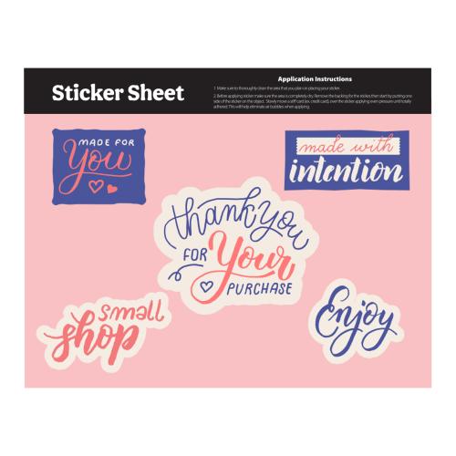 Tradeshow Accessories - Giveaways - CustomFlex Indoor Sticker Canvas 5.5 x 7
