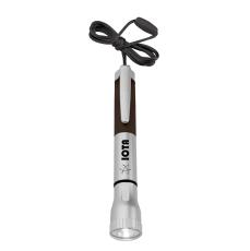 Employee Gifts - Silver LED Flashlight & Pen