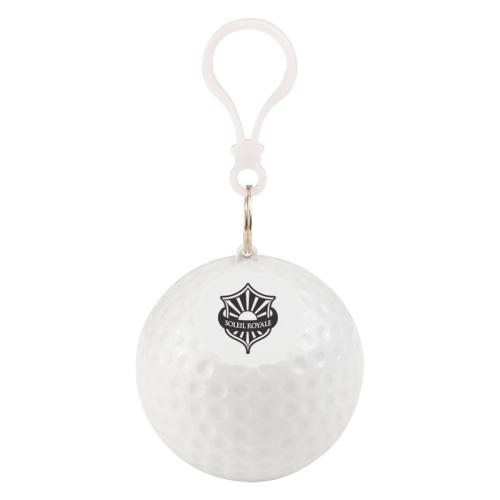 Sports & Outdoors - Team Spirit Gear - GolfSphere RainPoncho with Clip-On Ball