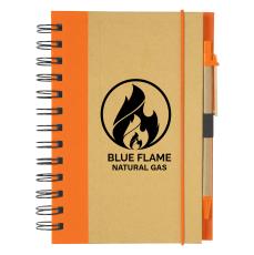 EcoScribe Spiral Notebook & Pen Set - Eco-Friendly