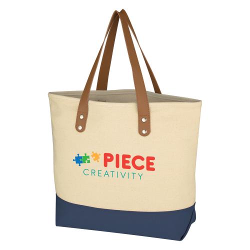 Bags - Tote Bags - Canvas & Cotton - CanvasCarry Luxe Leatherette Tote Bag