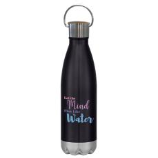 ChillFlow 16oz Bamboo-Top Insulated Bottle - Metal Bottles