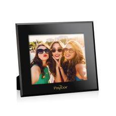 Employee Gifts - Midnight Glow Etch Frame - Black Glass