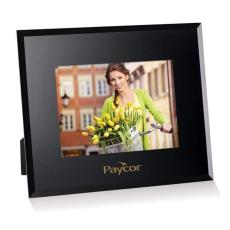 Opulence Black Glass Picture Frame - Home & Kitchen