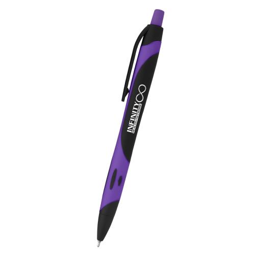Pens & Writing - Ballpoint Pens - Sleeko FlowPlus Two-Tone Rubber Pen