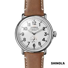 Shinola&reg; Runwell Watch - Cream/Brown - Awards and Gifts