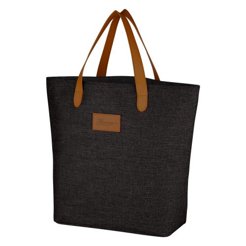 Bags - Tote Bags - Canvas & Cotton - CanvasEase Poly Tote with Luxe Leather Handles