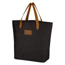CanvasEase Poly Tote with Luxe Leather Handles