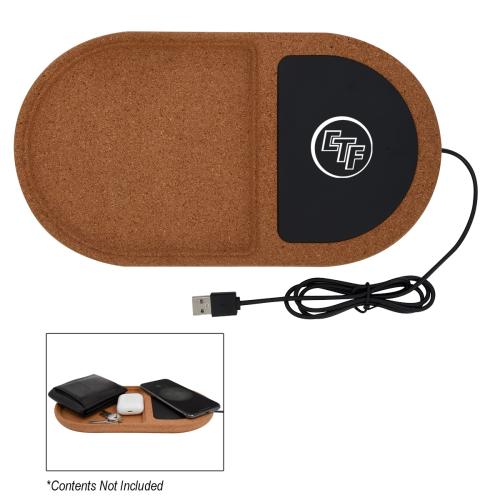 Technology - Wireless Chargers - CorkCharge Desktop Organizer Pad