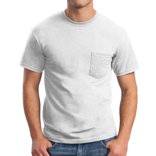 Gildan&reg; DryBlend&reg; 50 Cotton/50 Poly Pocket T-Shirt