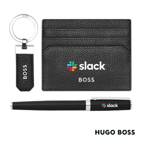 Bags - Wallets & ID Holders - Hugo Boss&reg; Rollerball Pen, Key Ring & Card Holder Set