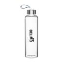 PureFlow 17oz Sleek Stainless Lid Glass Bottle
