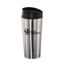 SleekSpillSafe 15oz Stainless Tumbler with Slide Lid - Drinkware