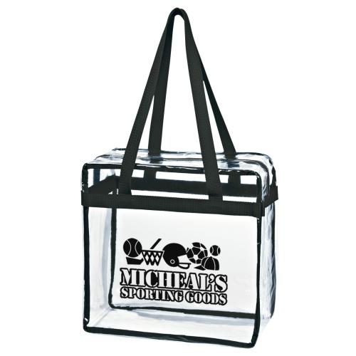 Bags - Tote Bags - Clear & Transparent - ClearGuard Zip Tote