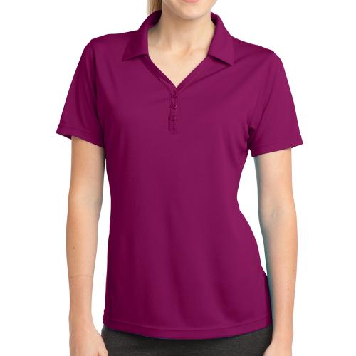 Apparel - Shirts - Short Sleeve Tees - Sport-Tek&reg; Ladies' PosiCharge&reg; Micro-Mesh Polo