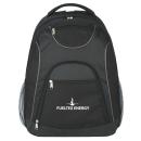 TechSleek Black Laptop Backpack