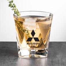 Chilluxe 10oz Crystal & Steel Barware Ensemble - On the Rocks Glasses
