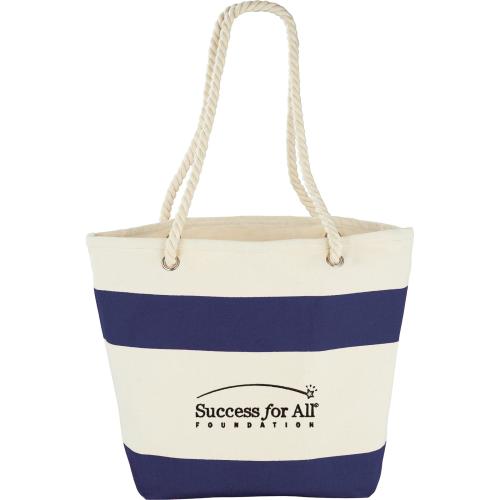Bags - Tote Bags - Nautica Stripes Rope Handle Tote