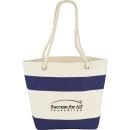 Nautica Stripes Rope Handle Tote