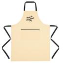 ChefCharm Cotton Apron - Embroidered Elegance
