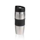 GripNStay 16oz Black Stainless Tumbler