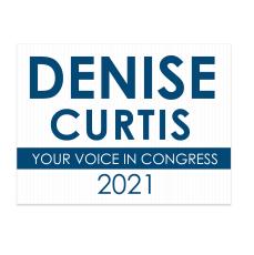 CorrugoWhite Silk Screen Yard Sign - Tradeshow Accessories