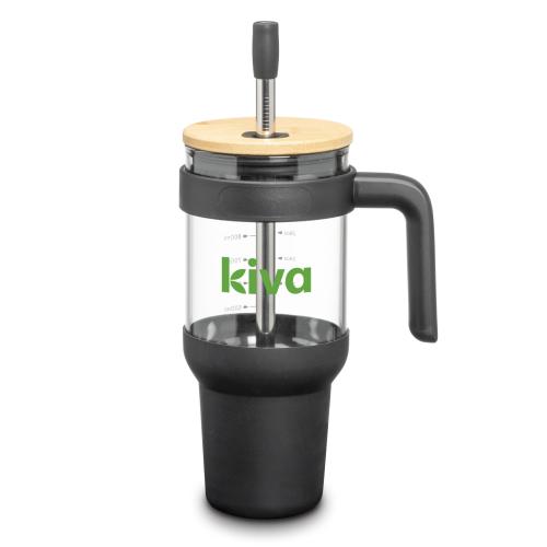 Drinkware - Tumblers - Travel Tumblers - EcoSipper 40oz Glass Tumbler with Bamboo Lid & Straw