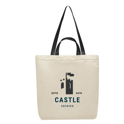 Bags - Tote Bags - Nylon & Polyester - PolyGleam Deluxe Tote with Shiny Straps