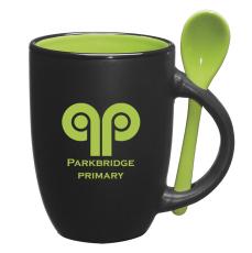SpoonMate 12oz Ceramic Sip Mug - Mugs